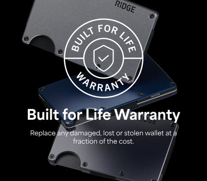 Ridge Wallet - Gunmetal